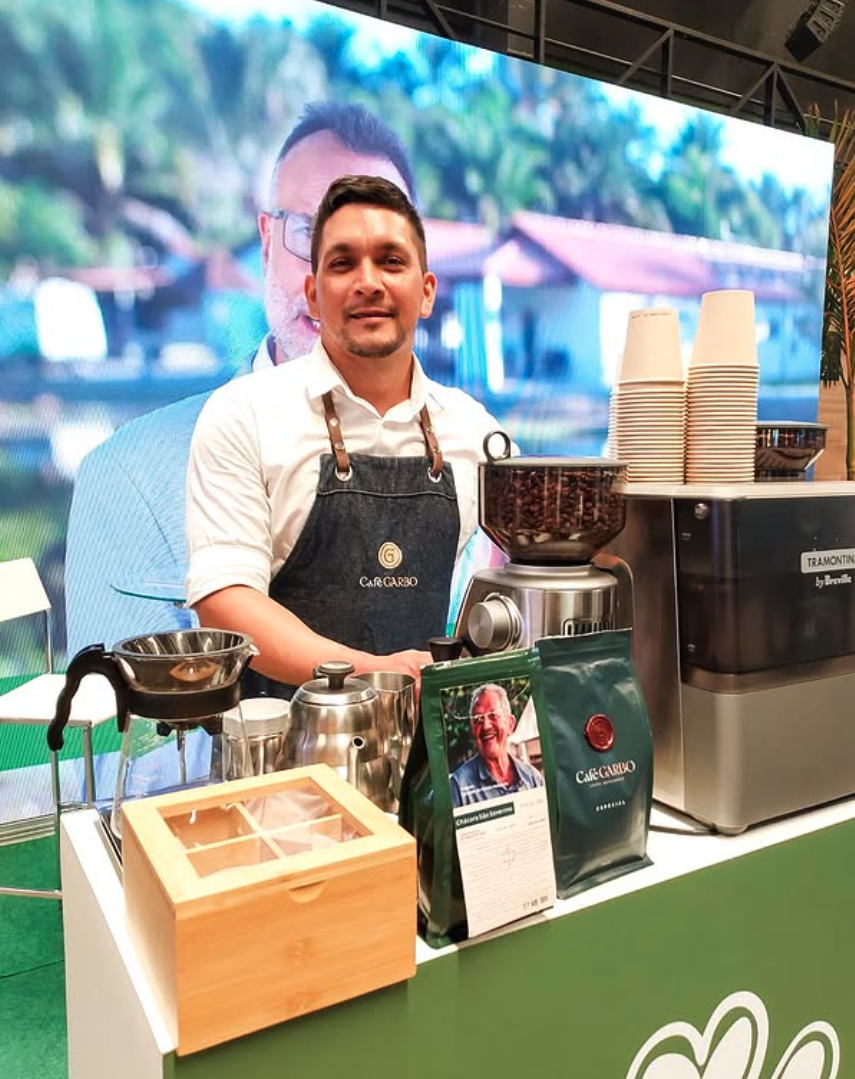 Rafael Terroir em evento corporativo